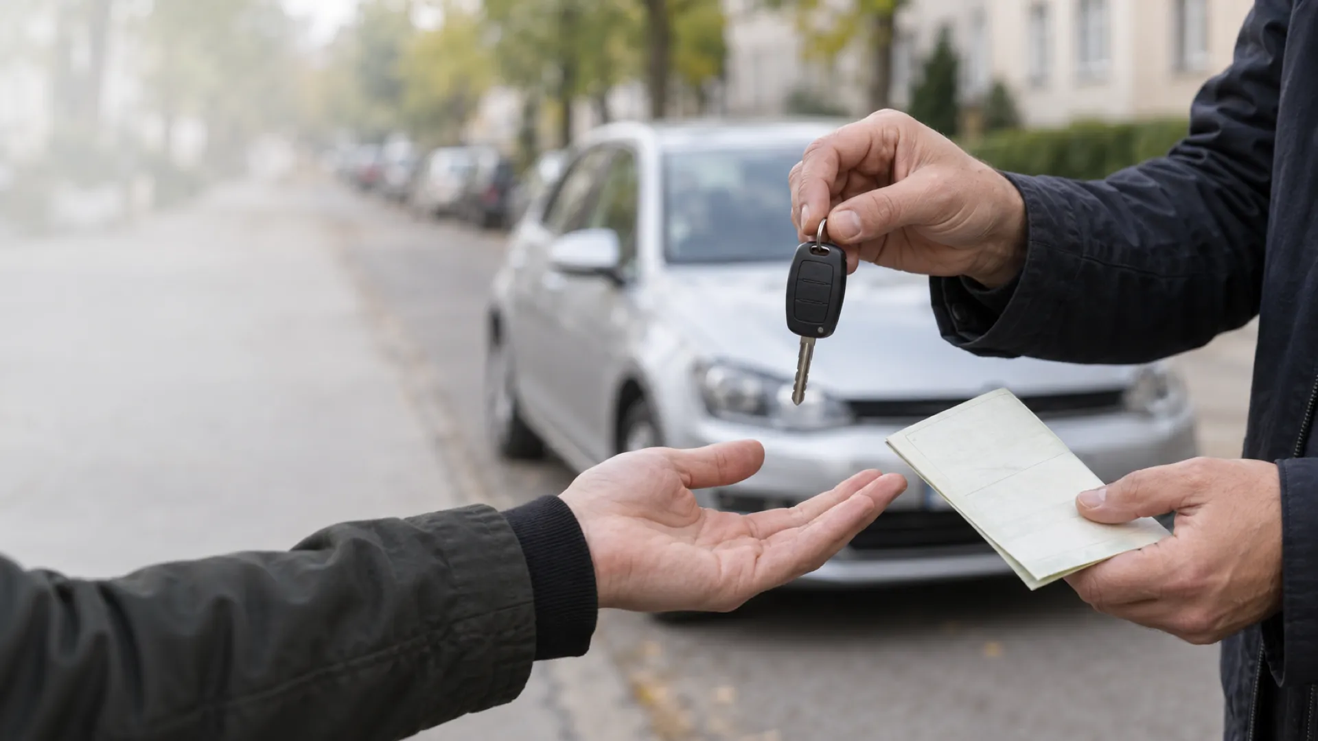 Передача ключів і документів на авто